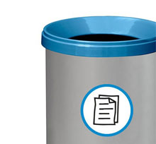 VISLUM paperera per reciclatge RING 15