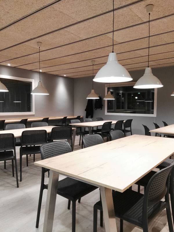VISLUM espai menjador office pels treballadors de l'empresa