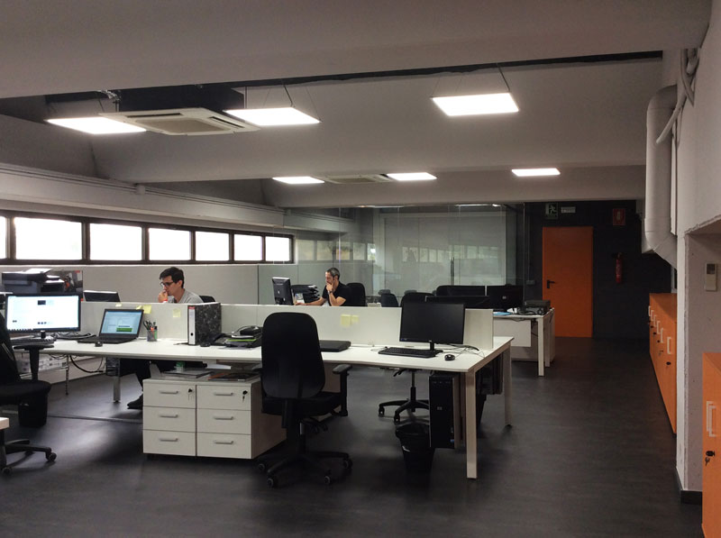 VISLUM reforma i equipament oficines Galfer