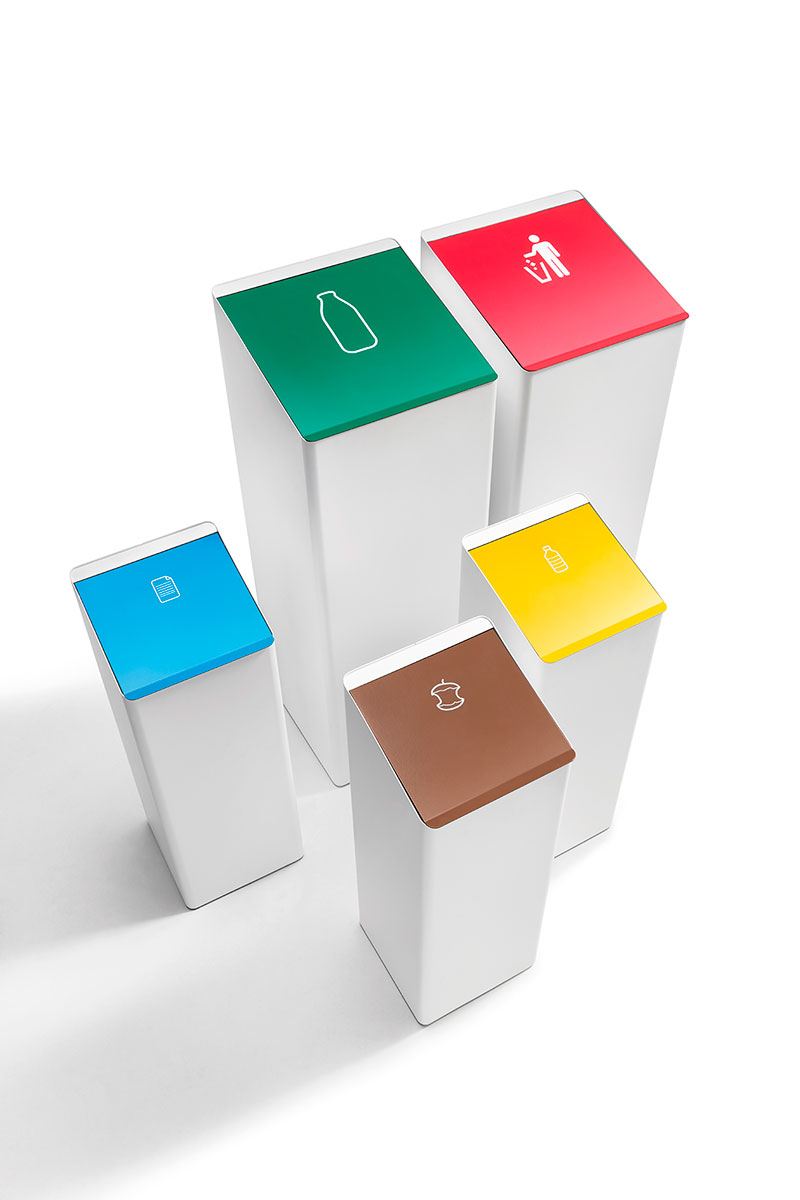 VISLUM paperera reiclatge BERNA paper organic vidre envasos