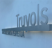 VISLUM retol per exterior amb llum LED