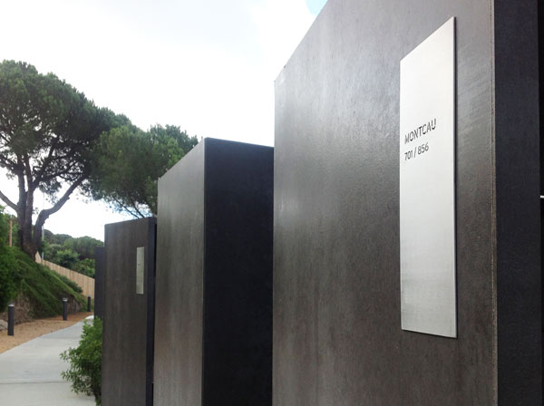 Plaques de senyalitzacio per Columbaris